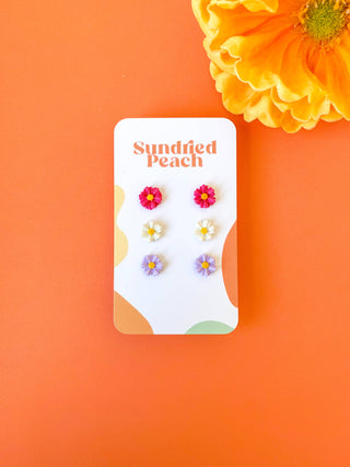 Mini Floral Stud Pack