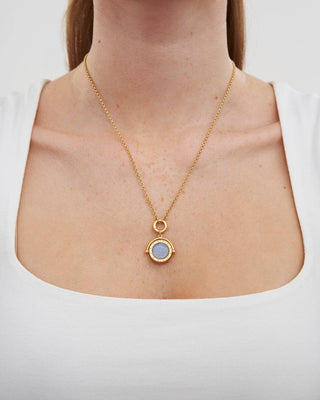 Gemini Zodiac Spinner Necklace