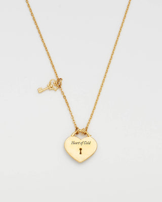 Hera Heart Lock & Key Necklace