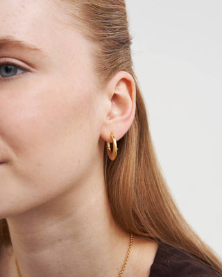 Niva Mistletoe Hoop Earrings