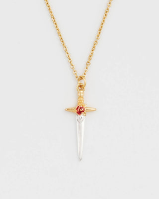 Rose Dagger Necklace