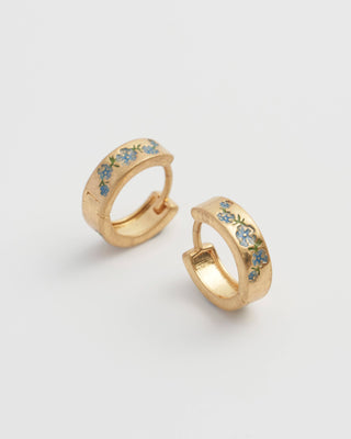 Forget Me Not Mini Hoops