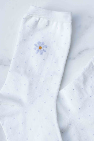 Daisy Pattern Socks
