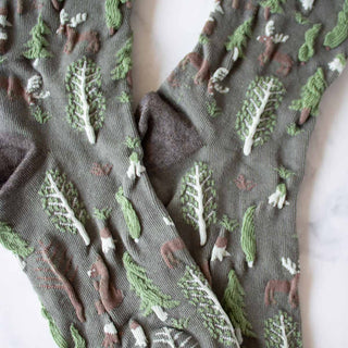 Winter Forest Casual Socks