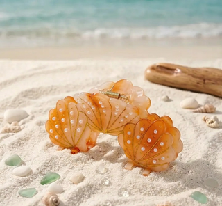 Beach Pearl Seashell Hair Claw Clip - 3 Colors