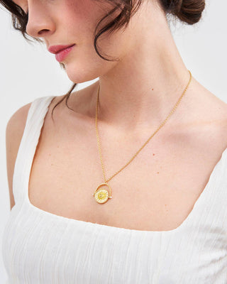 Night and Day Spinner Necklace
