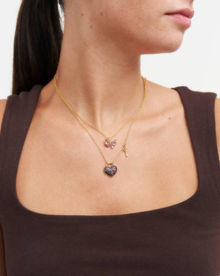 Hera Heart Lock & Key Necklace