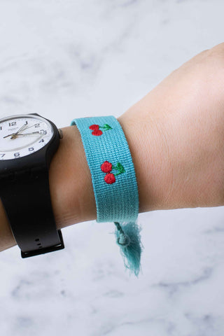 Vintage Cherry Adjustable Bracelet
