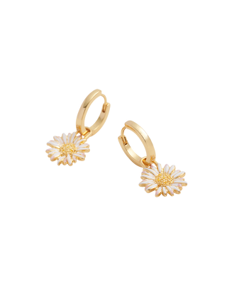 Daisy Huggie Earrings