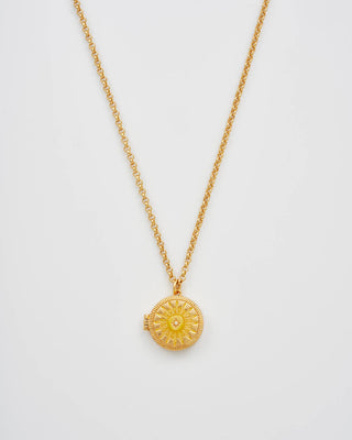 Sun Locket Necklace