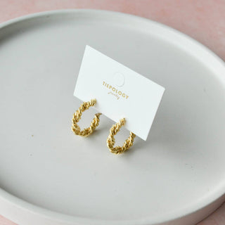 Aella Whirlwind Hoop Earrings