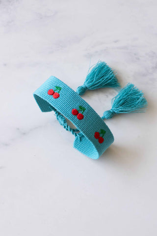 Vintage Cherry Adjustable Bracelet