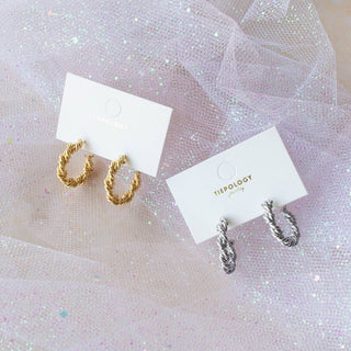 Aella Whirlwind Hoop Earrings