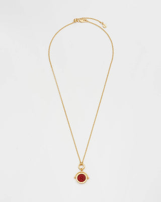 Leo Zodiac Spinner Necklace