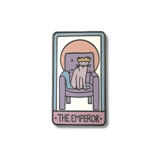 The Emperor-  Enamel Tarot Pin