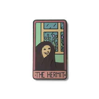 The Hermit Card -  Hard Enamel Pin