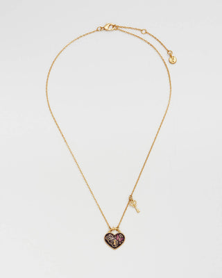 Hera Heart Lock & Key Necklace