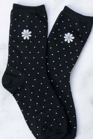 Daisy Pattern Socks