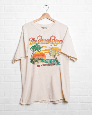 The Beach Boys In Concert Off White Thrifted Graphic Tee