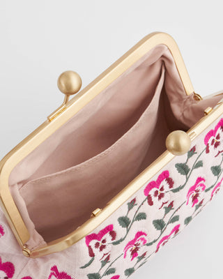 Pansy Pink Victoriana Clutch