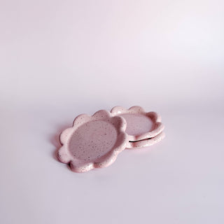 The Mini Petal Ceramic Dish (Speckled Pink) | Made To Order