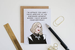 Awkward Moira - Pop Culture Card