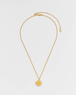 Sun Locket Necklace