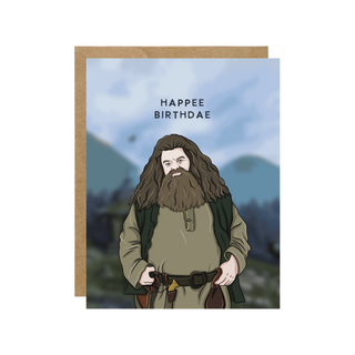Happee Birthdae Pop Culture Birthday Card