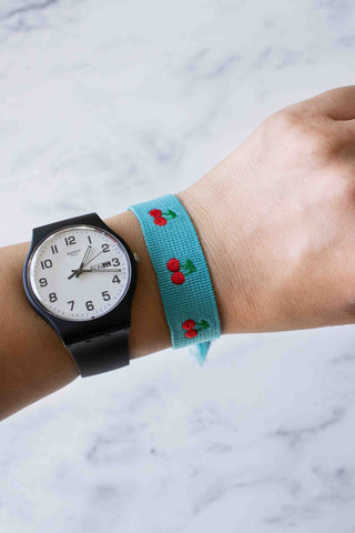 Vintage Cherry Adjustable Bracelet