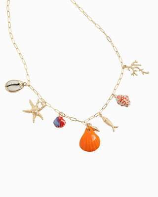 Lucky Seaside Talisman Charm Necklace
