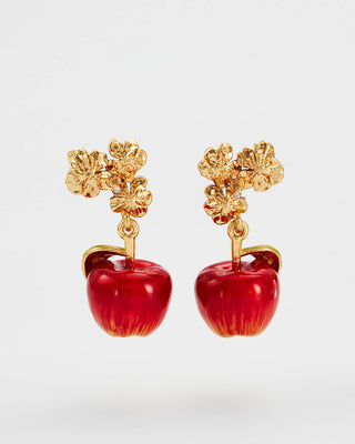 Apple Blossom Drop Earrings
