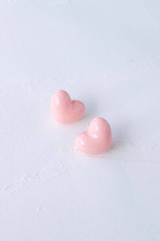 3D Puffy Heart Earrings