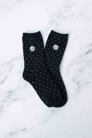 Daisy Pattern Socks