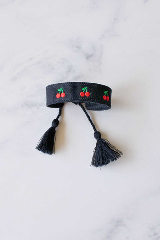 Vintage Cherry Adjustable Bracelet