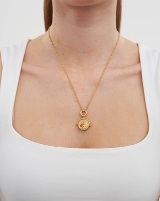 Taurus Zodiac Spinner Necklace
