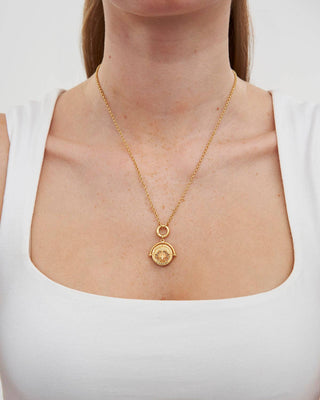 Gemini Zodiac Spinner Necklace