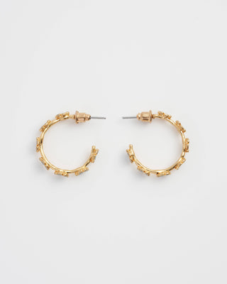 Forget-Me-Not Stud Hoops