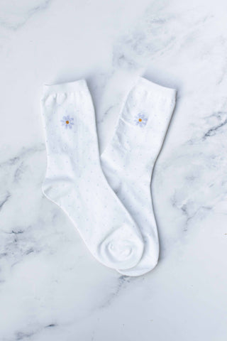 Daisy Pattern Socks