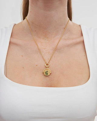 Virgo Zodiac Spinner Necklace