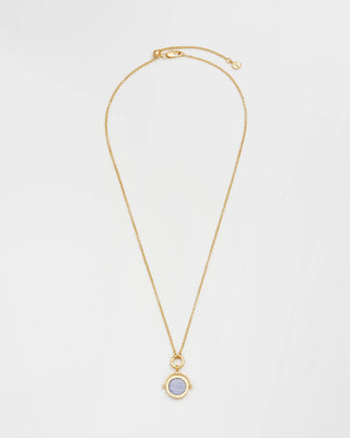 Libra Zodiac Spinner Necklace