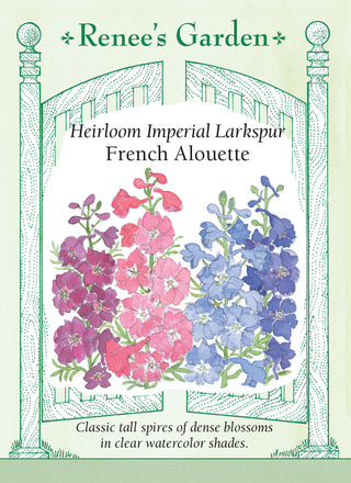 Heirloom Imperial Larkspur - French Alouette