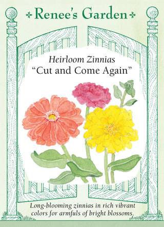 Heirloom Zinnias - Cut and Come Again