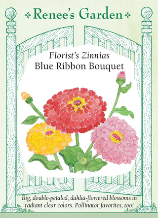 Florist’s Zinnias - Blue Ribbon Bouquet
