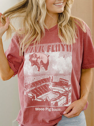 Pink Floyd Arkansas Razorbacks Animals Cardinal CC Tee