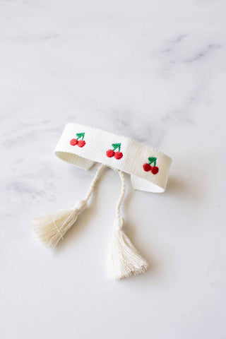 Vintage Cherry Adjustable Bracelet