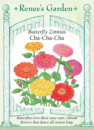Butterfly Zinnias - Cha-Cha-Cha