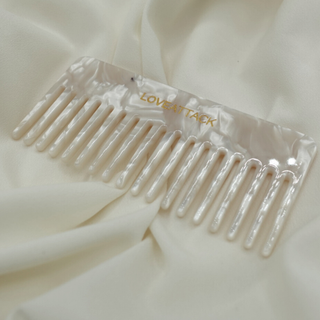 Wide Tooth Detangling Cellulose Acetate  Hair Combs