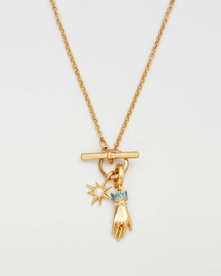 Palm Of Your Hand Pearl Toggle Necklace