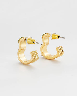 Orla Hedgerow Heart Hoop Earrings
