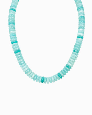 Summer Disc Marble Beaded Necklace